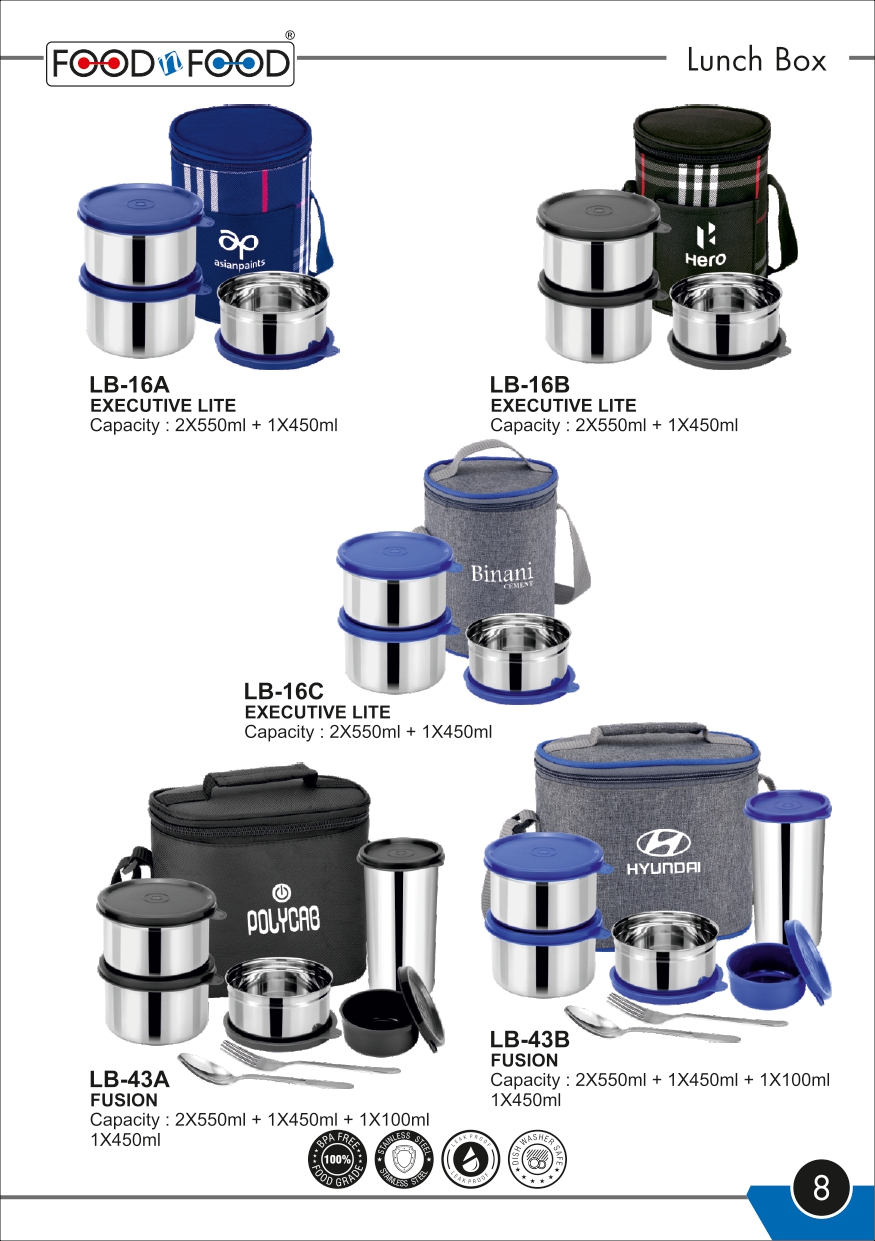 Food n Food LB-16A EXECUTIVE LITE Lunch Box